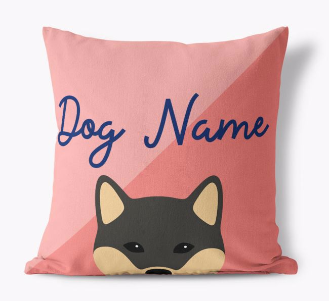 Peeking Name: Personalised {breedFullName} Cushion